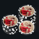 Vintage Santa Claus Snowman Christmas Poker Chips<br><div class="desc">Vintage Santa Claus Snowman Christmas Poker Chips features a jovial Santa Claus and snowman in the snow. Perfect for Christmas favours,  stocking fillers,  Christmas parties fun gift ideas. Created by Evco Holidays www.zazzle.com/store/evcoholidays</div>