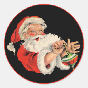 Vintage Santa Claus sticker
