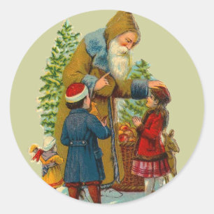 Vintage Santa Claus sticker