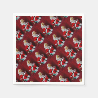 Vintage Santa Claus Toy Napkin