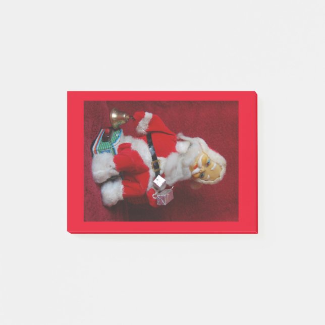 Vintage Santa Claus Toy Post-it Notes (Front)