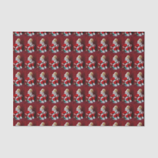 Vintage Santa Claus Toy Tissue Paper