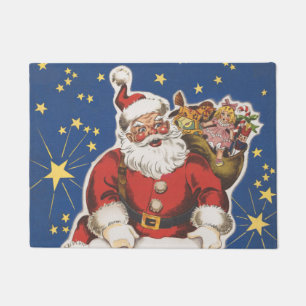Vintage Santa Claus, Twas Night Before Christmas Doormat