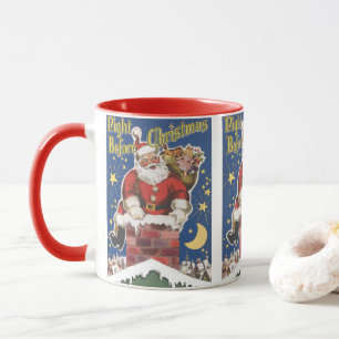 Vintage Santa Claus, Twas Night Before Christmas Mug