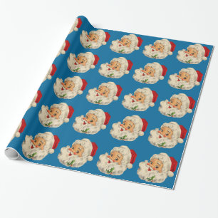 Vintage Santa Claus Wrapping Paper