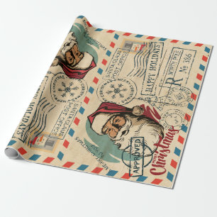 Vintage Santa Claus Wrapping Paper