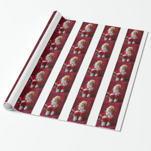 Vintage Santa Claus Wrapping Paper