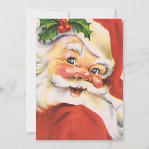 Vintage Santa Clause Holiday Card