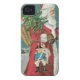 Vintage Santa Clause in the Snow Case-Mate iPhone Case (Back)
