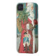 Vintage Santa Clause in the Snow Case-Mate iPhone Case (Back Left)