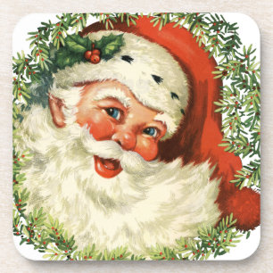 Vintage Santa Coaster
