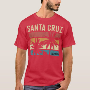 Vintage Santa Cruz California 70s 80s Palm Trees S T-Shirt