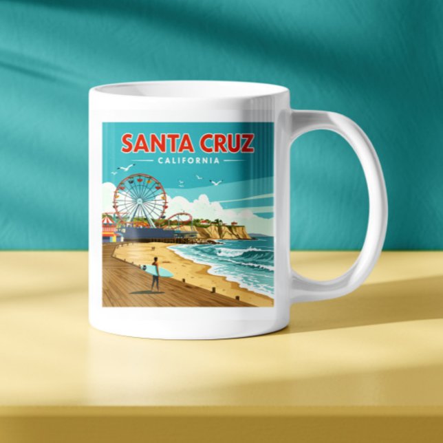 Vintage Santa Cruz California Coffee Mug (Creator Uploaded)