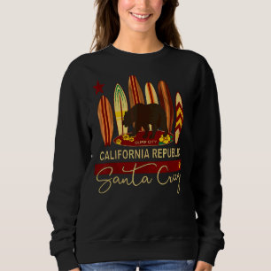 Vintage Santa Cruz California Republic Bear Surfin Sweatshirt