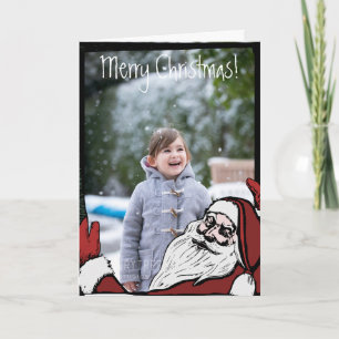 Vintage Santa Custom Greeting Card