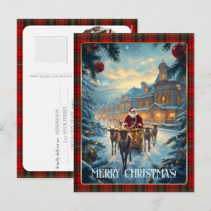 Vintage Santa Custom Photo Classic Christmas Gift Holiday Postcard