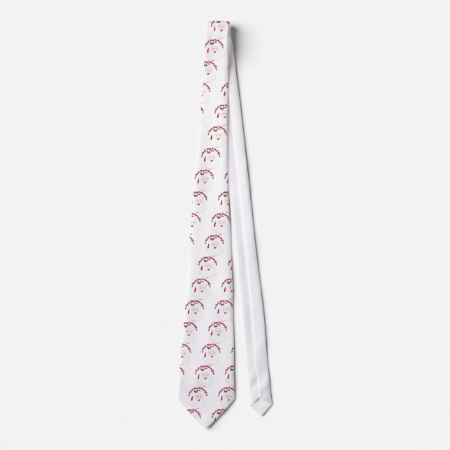 Vintage Santa Don't Stop Believing! Tie (Front)