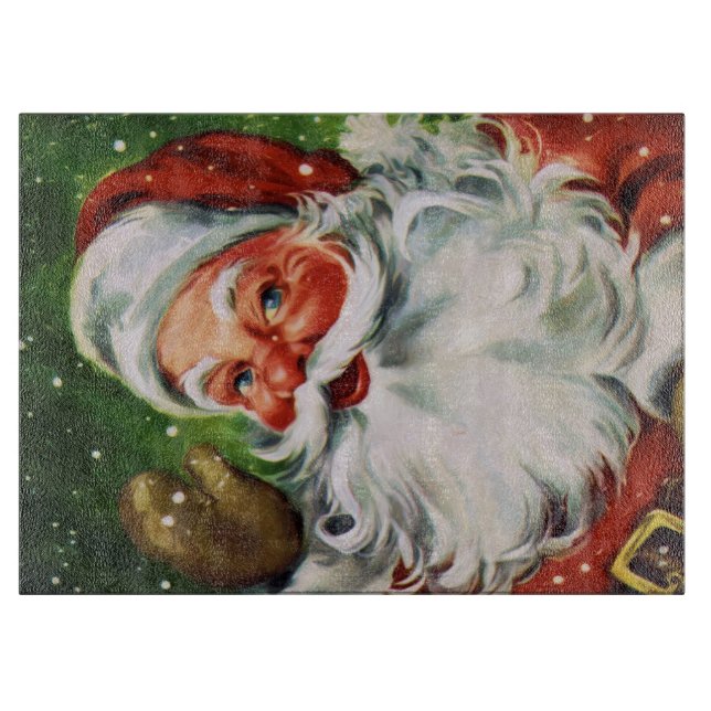 Vintage Santa Face 1 Cutting Board (Front)