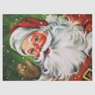 Vintage Santa Face 1 Tissue Paper