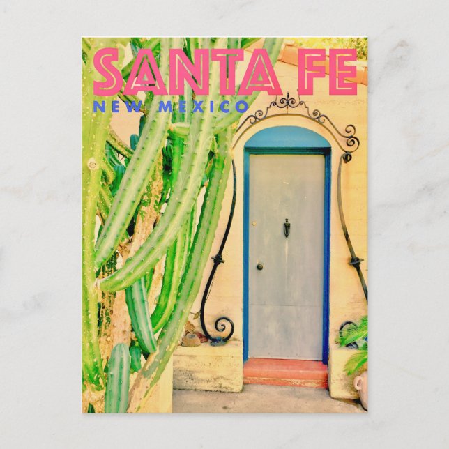 Vintage Santa Fe Travel Postcard (Front)