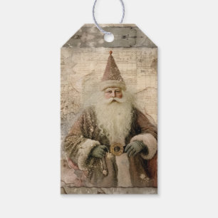 Vintage Santa Holiday Gift Tags