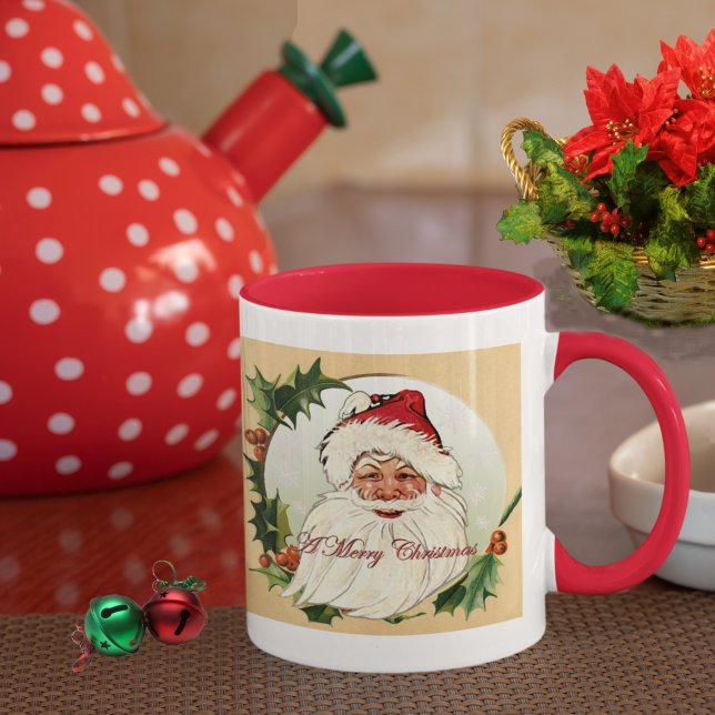 Vintage Santa in Frame Mug (Creator Uploaded)