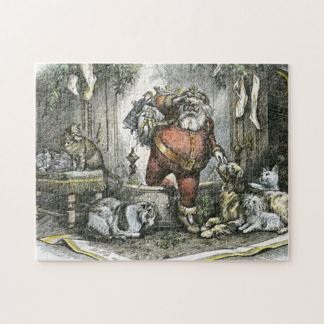 Vintage Santa Jigsaw Puzzle (Horizontal)