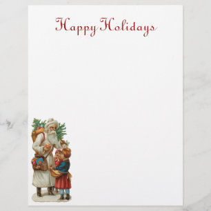 Vintage Santa Letterhead