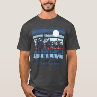 Vintage Santa Monica California Beach Souvenirs Tr T-Shirt