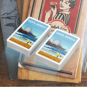 Vintage Santa Monica California Playing Cards