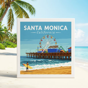Vintage Santa Monica California Tile