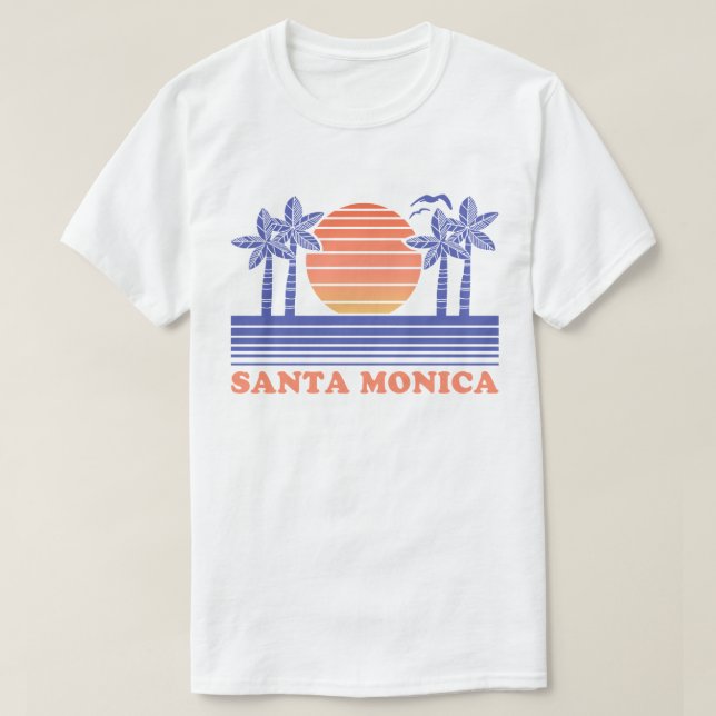 Vintage Santa Monica T-Shirt (Design Front)