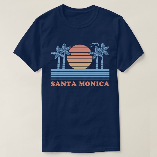 Vintage Santa Monica T-Shirt (Design Front)