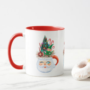 Vintage Santa Mug