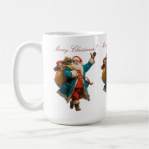 Vintage Santa Personalised Christmas Design