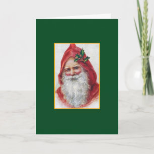 Vintage Santa Portrait - Christmas Card