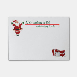 Vintage Santa Post-it Notes