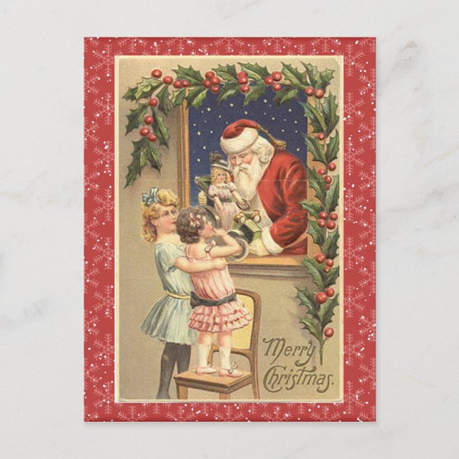 Vintage Santa Postcard (Front)