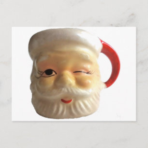Vintage Santa Postcard (Winking)
