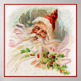VINTAGE SANTA POSTER