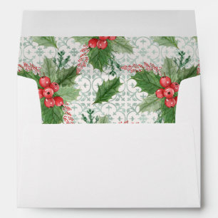 Vintage  Santa Pre-Addressed Christmas Envelope