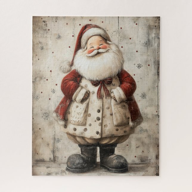 Vintage Santa Puzzle (Vertical)