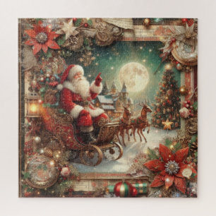 Vintage Santa Puzzle
