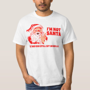 Vintage Santa , Sit On Santa's Lap T-Shirt