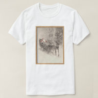 Vintage Santa Sleigh – Xmas Forest Sketch