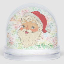 Vintage Santa Snow Globe 