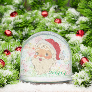 Vintage Santa Snow Globe 