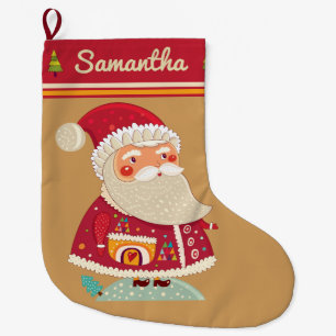Vintage Santa Stocking