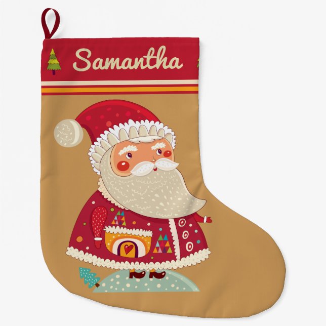 Vintage Santa Stocking (Front)