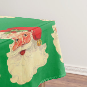 Vintage Santa Tablecloth